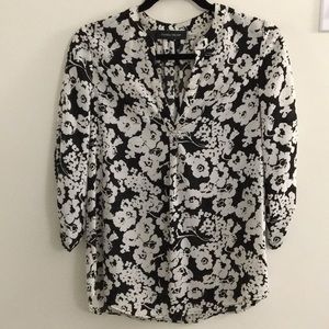Floral chiffon blouse